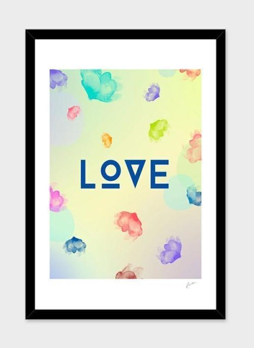 Elegant Lov3 Frame - LuxeArt Design