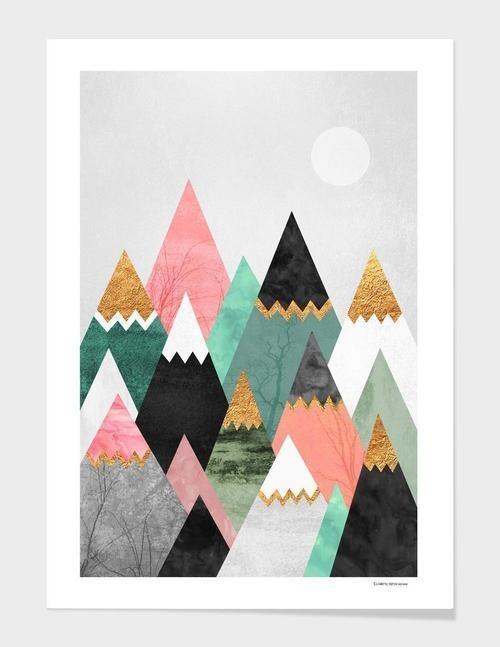 Mountain View Art Frame - Luxe Decor