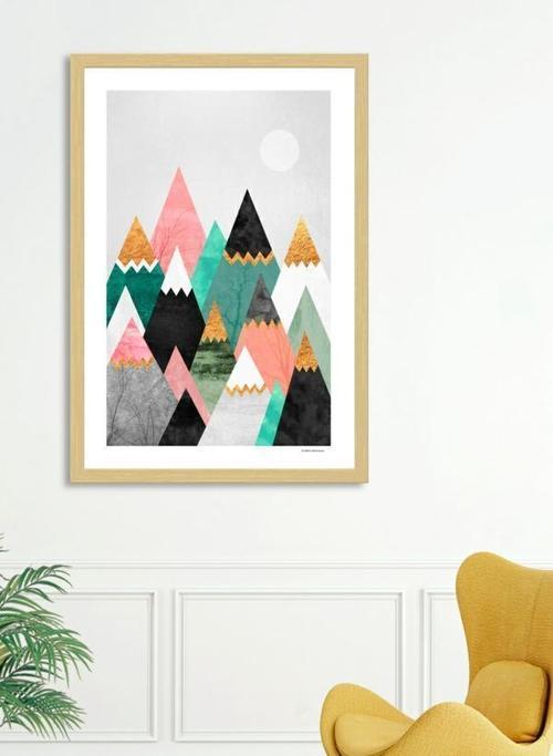 Mountain View Art Frame - Luxe Decor