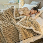 Cozy Double-Layer Coral Velvet Blanket - LuxeNest