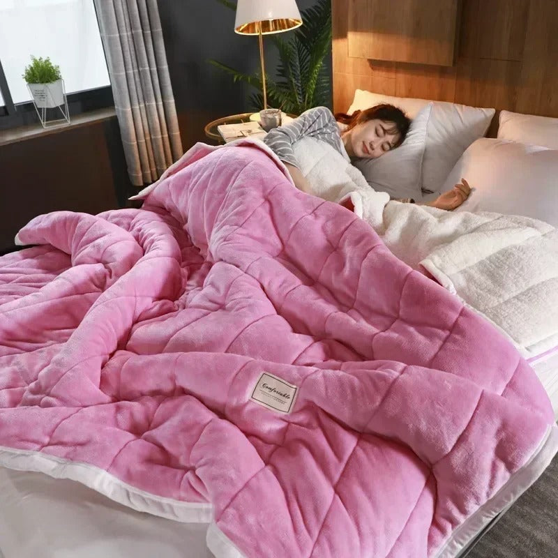 Cozy Flannel Fleece Blanket for Autumn - LuxeNest