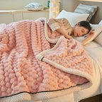 Cozy Double-Layer Coral Velvet Blanket - LuxeNest