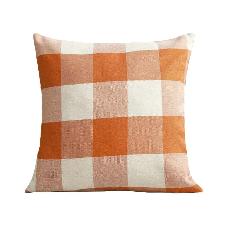 Cozy Plaid Cushion Cover - Rustic Charm Co.
