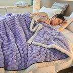 Cozy Double-Layer Coral Velvet Blanket - LuxeNest