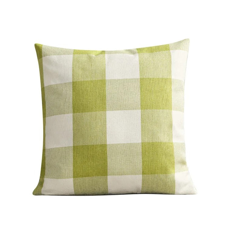 Cozy Plaid Cushion Cover - Rustic Charm Co.