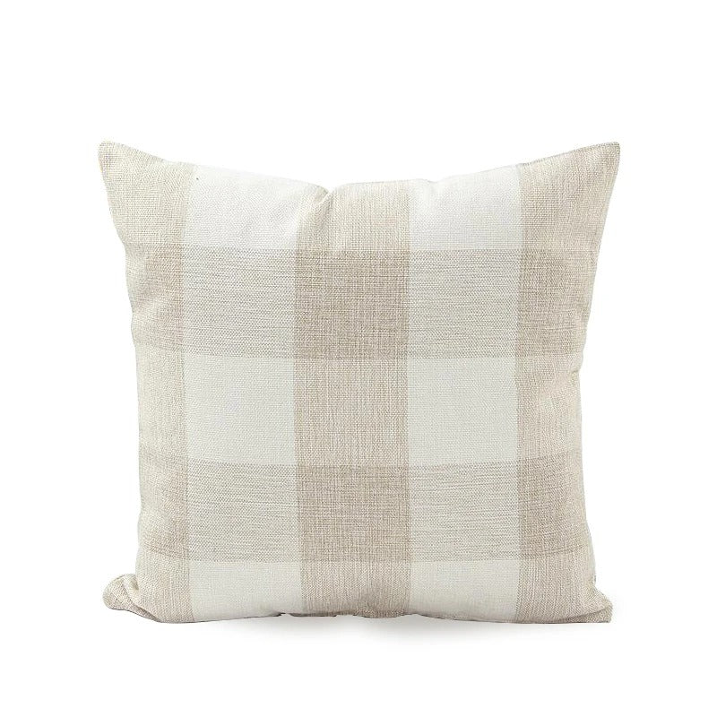 Cozy Plaid Cushion Cover - Rustic Charm Co.