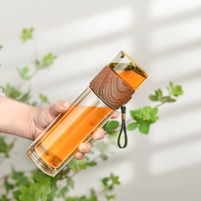 Glass Thermos Bottle - PureSip
