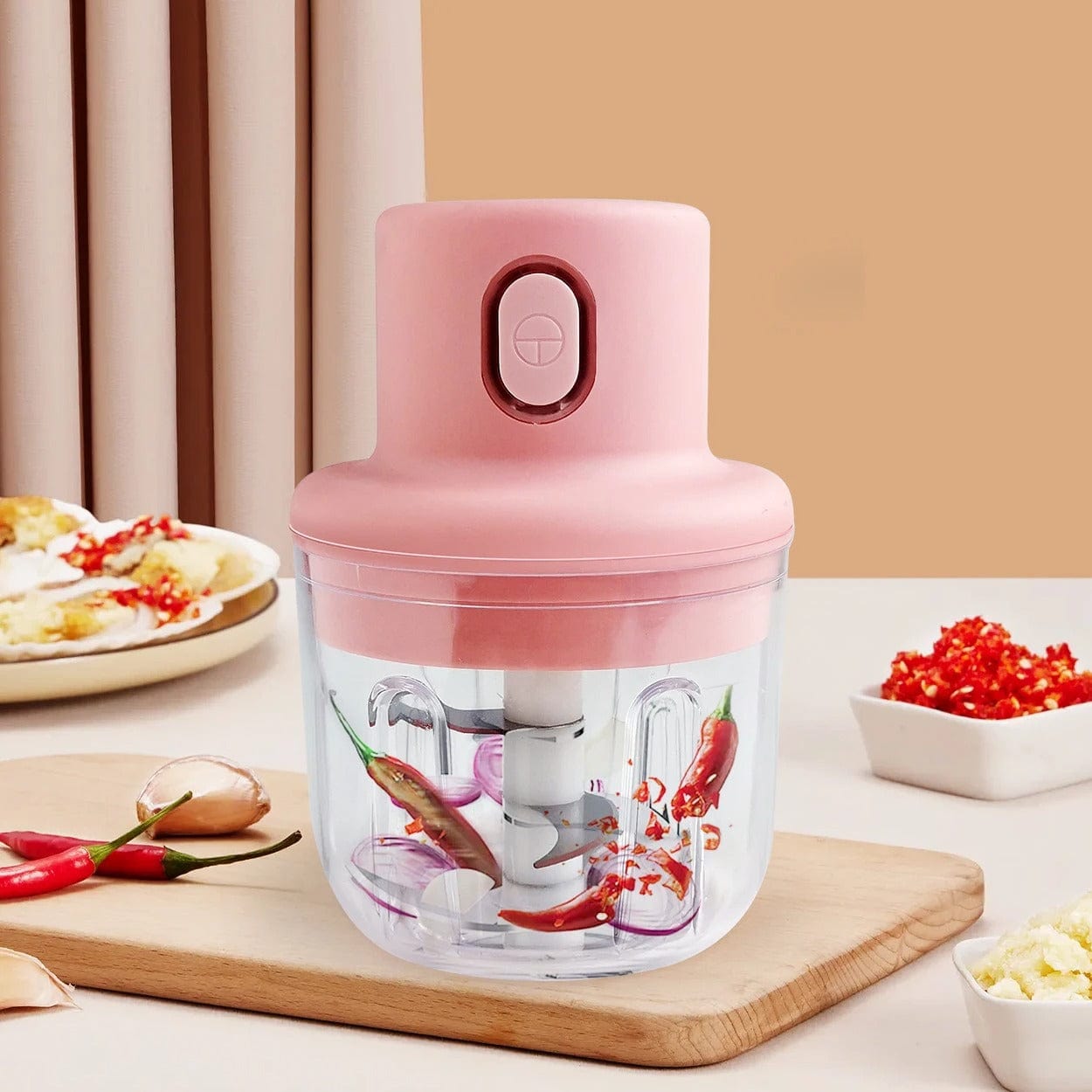 ChopSmart Wireless Food Chopper - Effortless Slicing