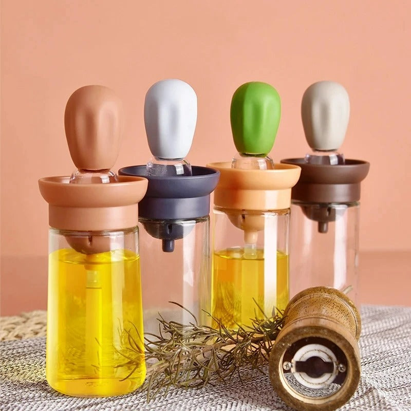 Precision Silicone Oil Bottle with Brush Head - LuxeEssence
