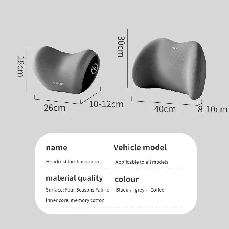 Memory Foam Neck & Lumbar Cushion - ComfortNest