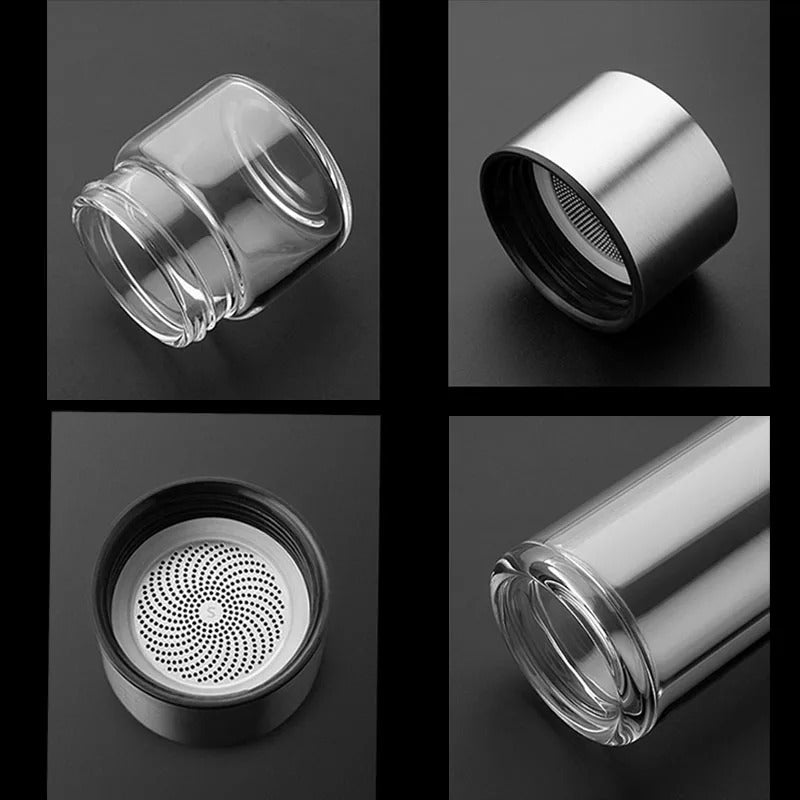 Glass Thermos Bottle - PureSip