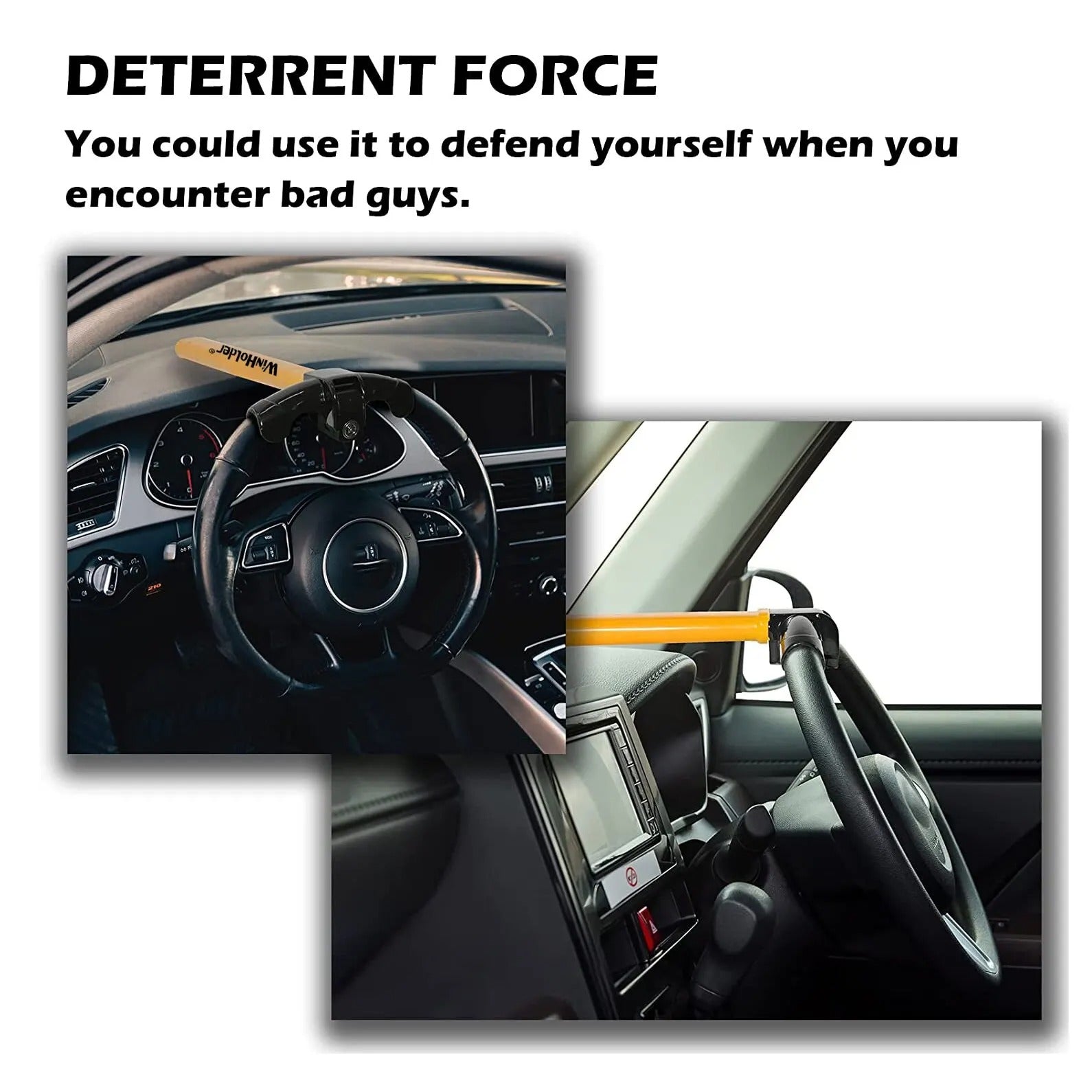 Steering Wheel Lock - SecureGuard Elite