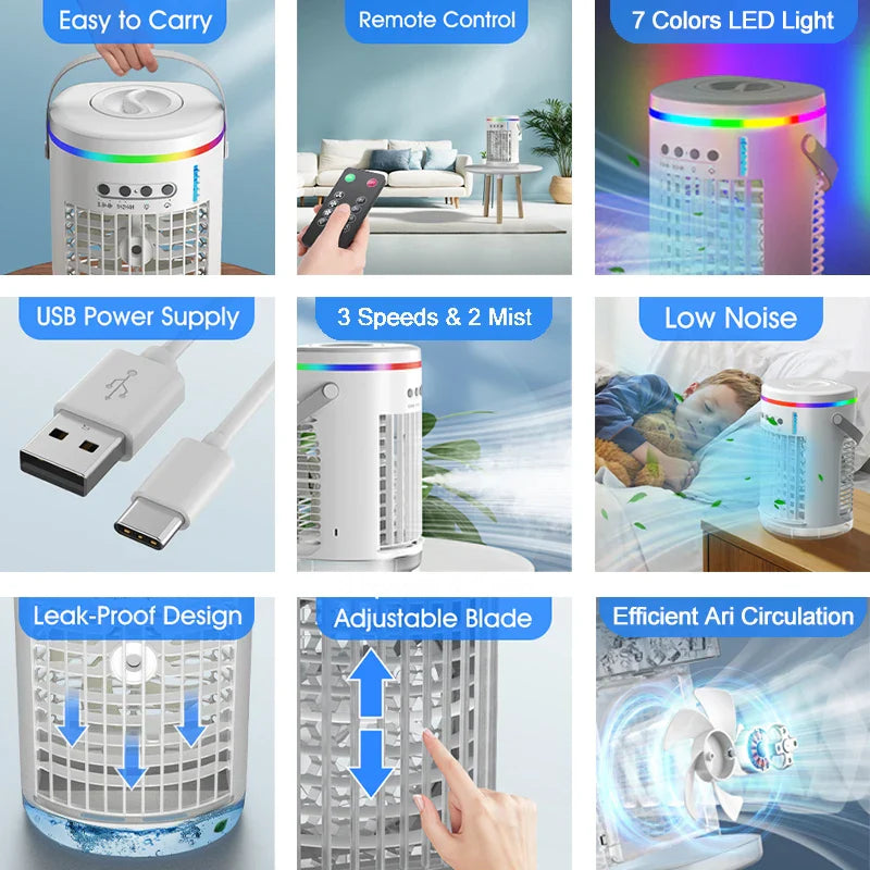 Portable Evaporative Air Cooler - ChillWave Essentials