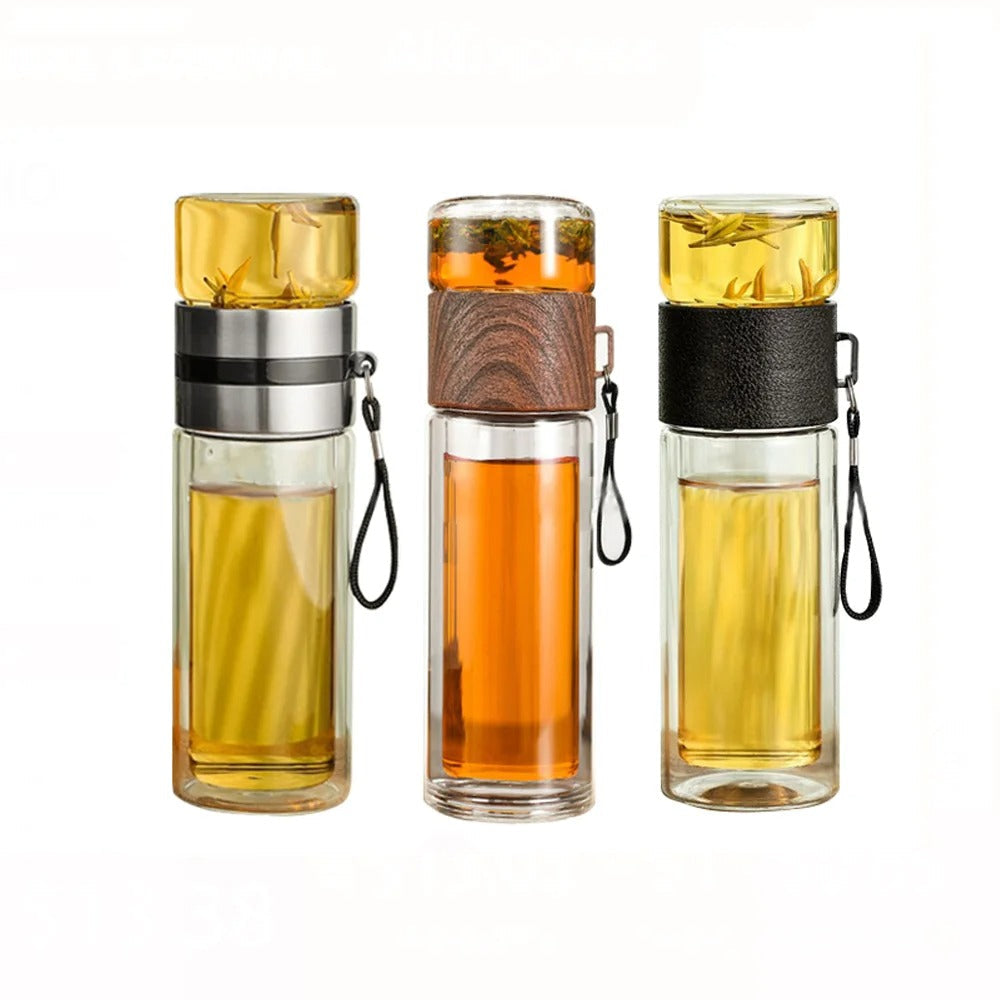 Glass Thermos Bottle - PureSip