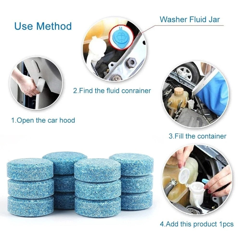 Windscreen Cleaner Tablets - ClearView Essentials