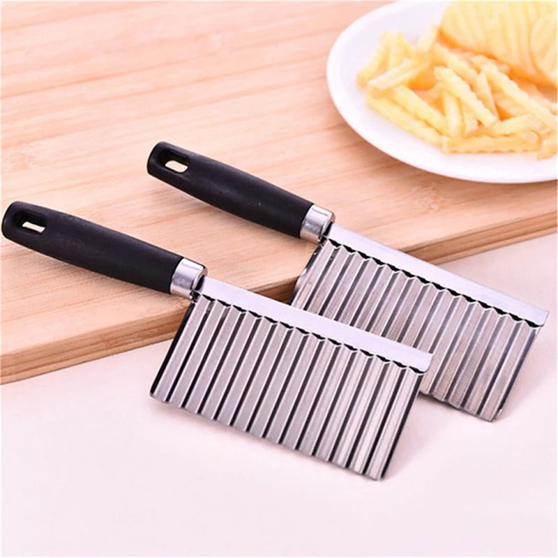 WaveCut Stainless Steel Vegetable Knife - Chef's Edge