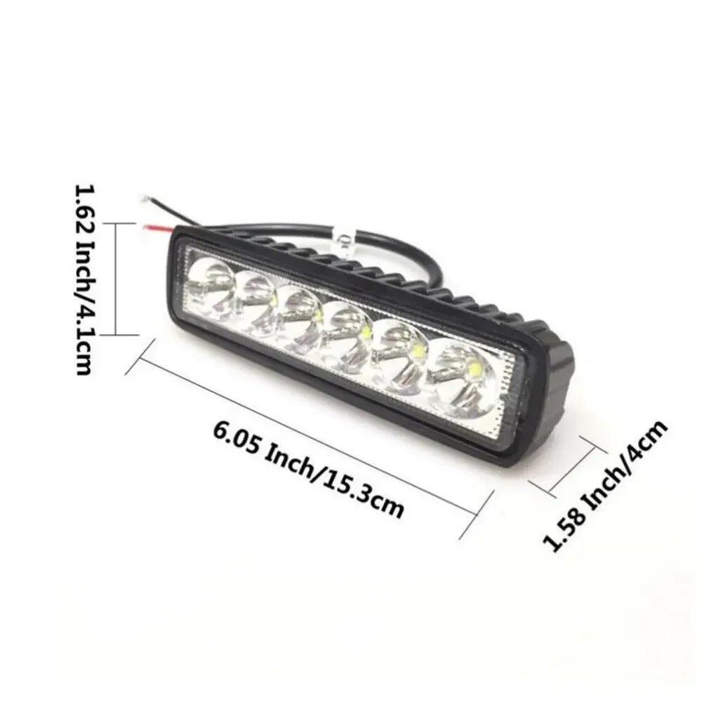 High Brightness 18W LED Car Work Lights - LuminaPro