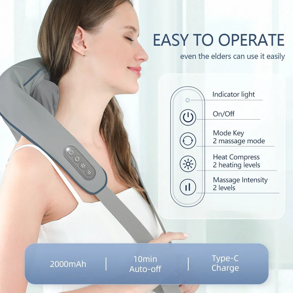 3D Neck and Back Massager - RelaxoPro