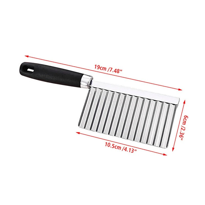 WaveCut Stainless Steel Vegetable Knife - Chef's Edge