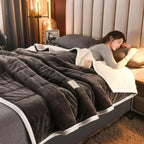 Cozy Flannel Fleece Blanket for Autumn - LuxeNest