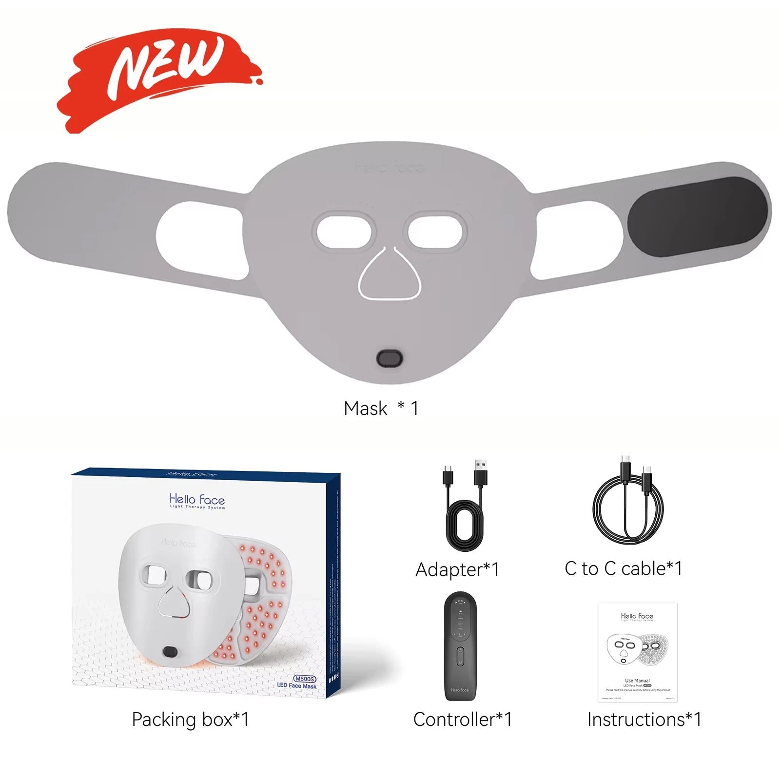 Revitalizing LED Phototherapy Mask - LuminaGlow