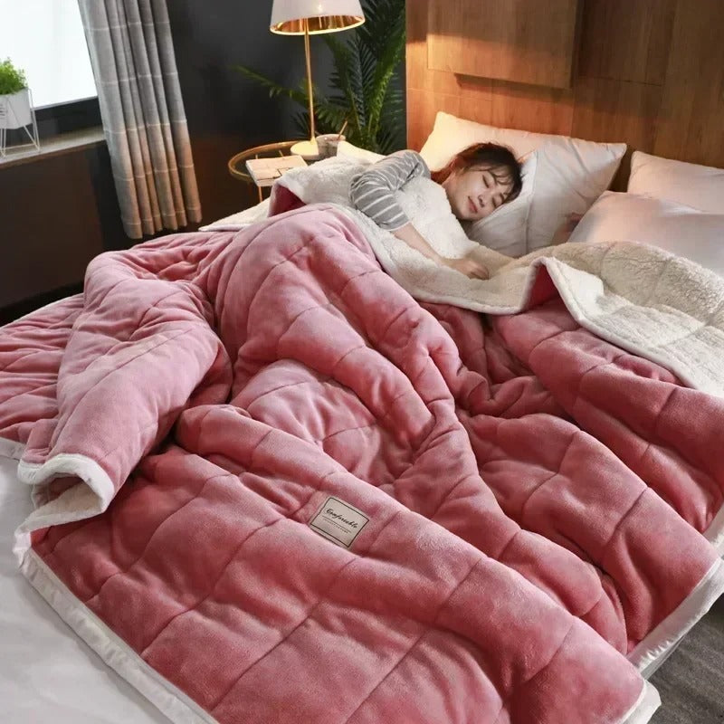 Cozy Flannel Fleece Blanket for Autumn - LuxeNest