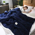 Cozy Flannel Fleece Blanket for Autumn - LuxeNest