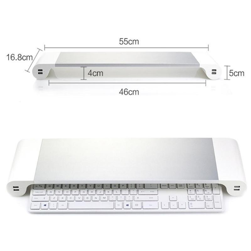 Smart Base Computer Stand with USB Ports - ElevateTech