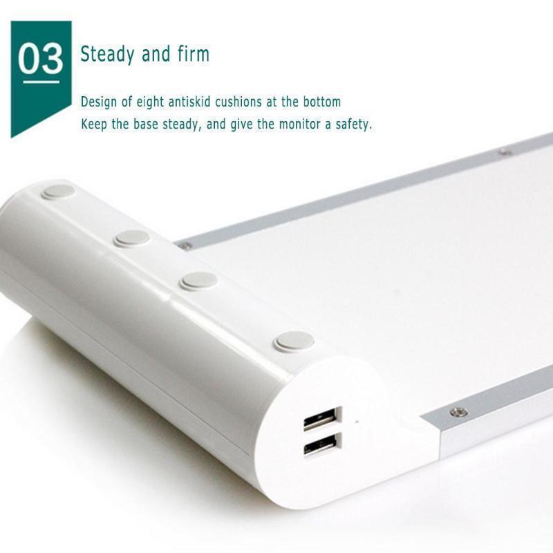Smart Base Computer Stand with USB Ports - ElevateTech
