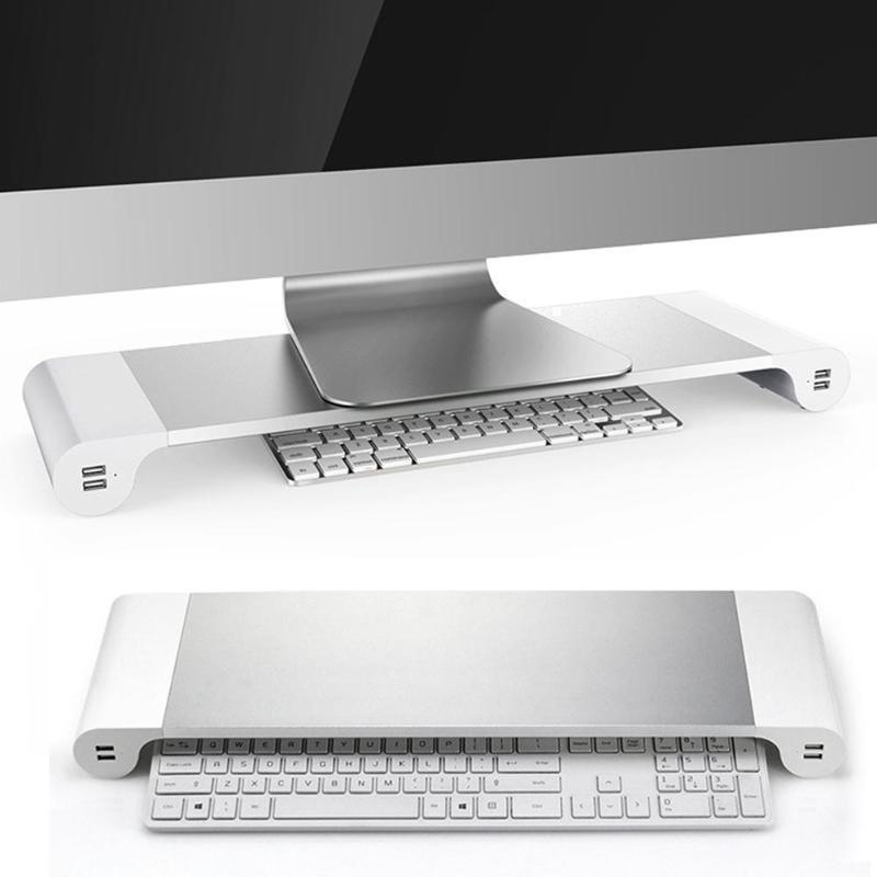 Smart Base Computer Stand with USB Ports - ElevateTech
