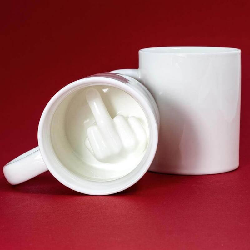 Middle Finger Prank Mug - HumorHaus