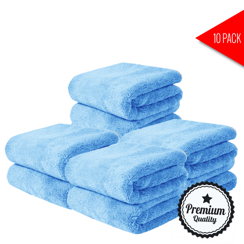 Microfiber Towels - LuxeClean Premium Quality 400 GSM