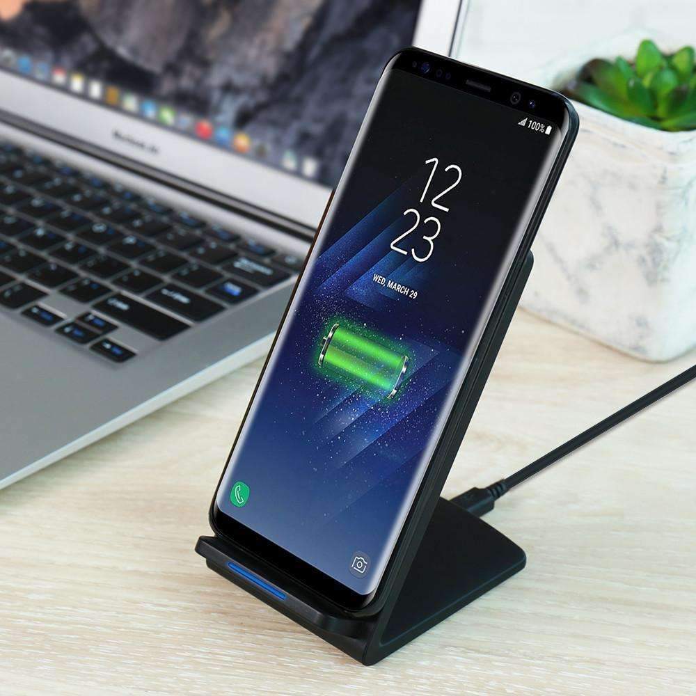 Fast Wireless Charger Stand for Galaxy S8 | PremiumCharge