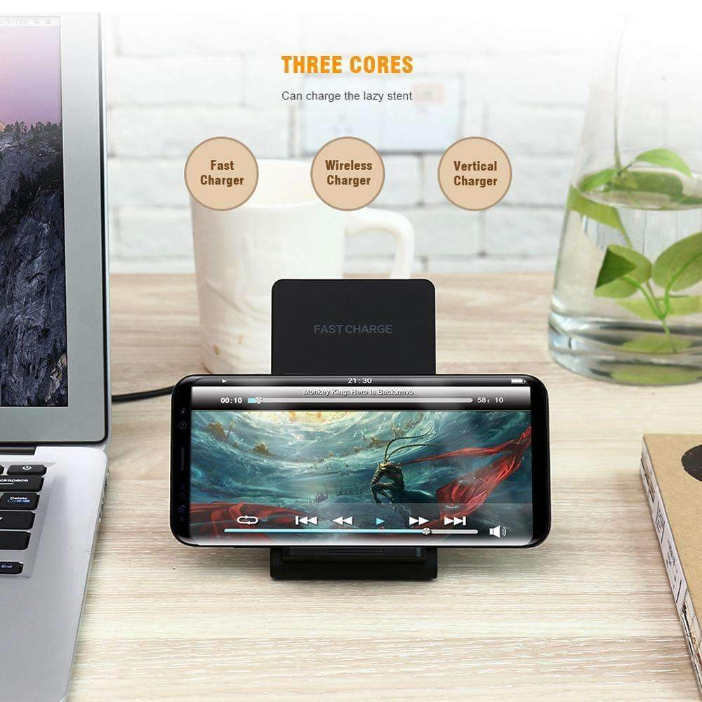 Fast Wireless Charger Stand for Galaxy S8 | PremiumCharge
