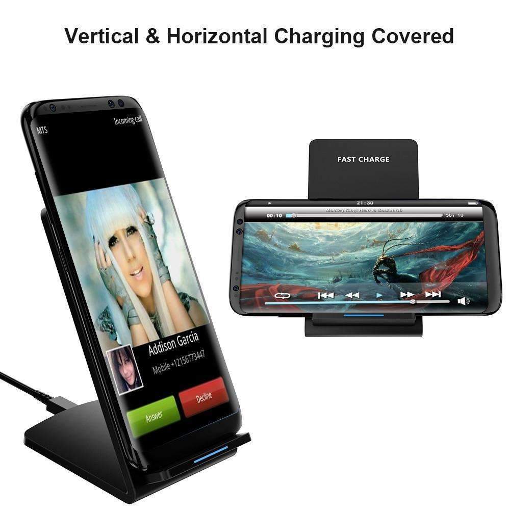 Fast Wireless Charger Stand for Galaxy S8 | PremiumCharge