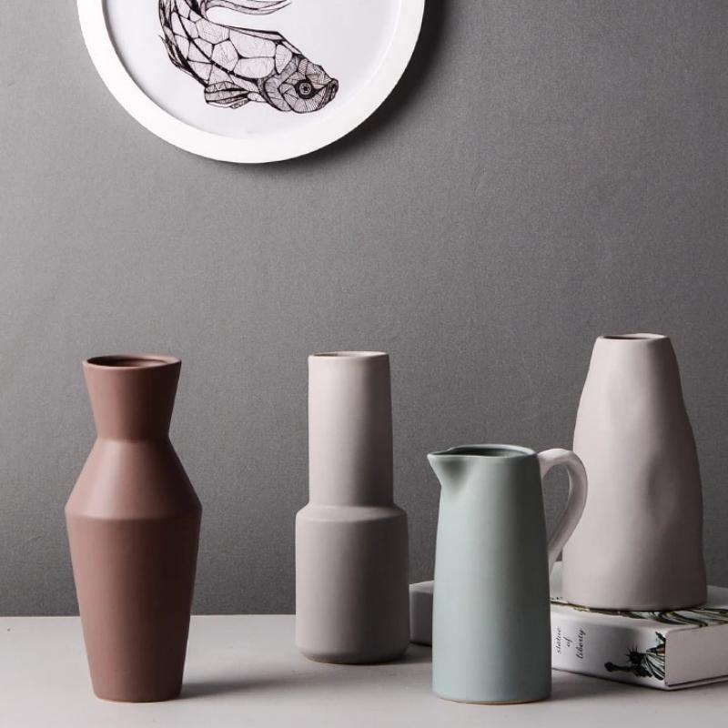 Matte Designer Vase - LuxeHome Essentials