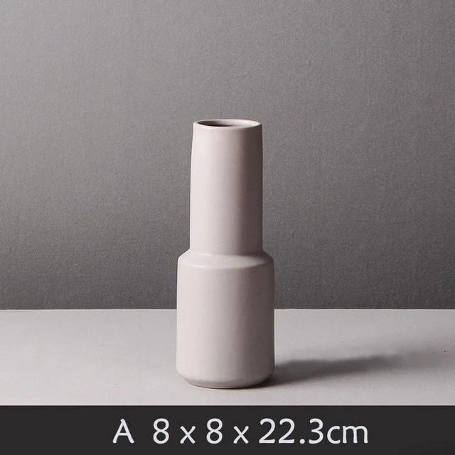Matte Designer Vase - LuxeHome Essentials
