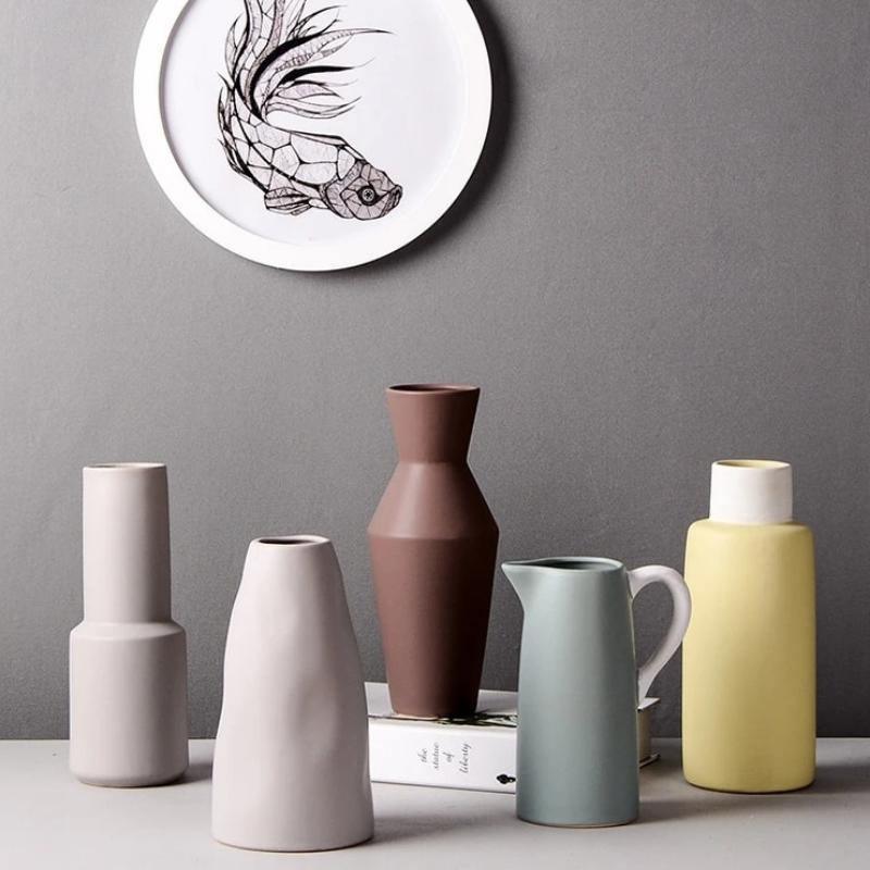 Matte Designer Vase - LuxeHome Essentials