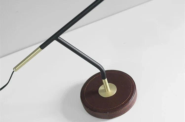 LuxeGlow Modern Metal Table Lamp - Warm LED Ambient Light