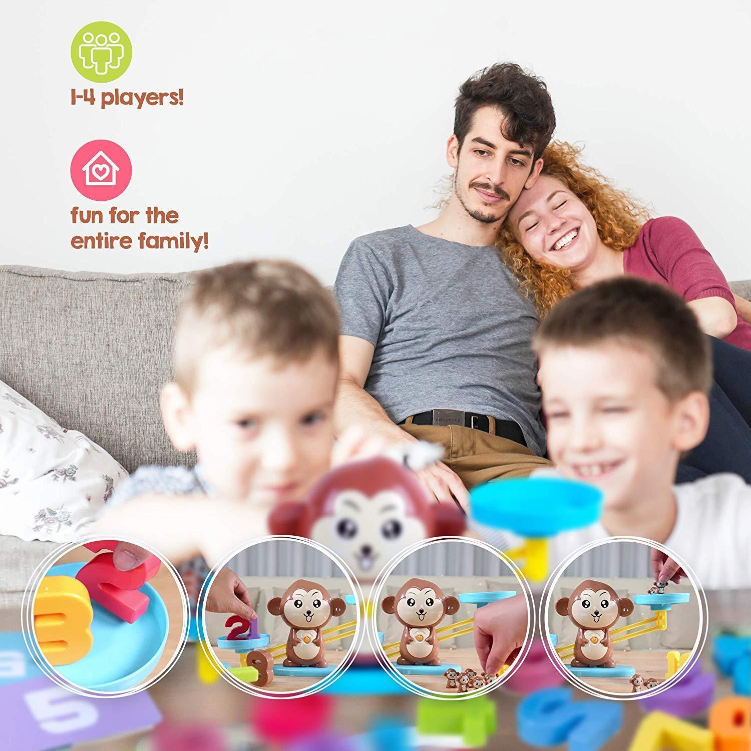 Math Monkey Balance Game - CleverKids Learning Toys