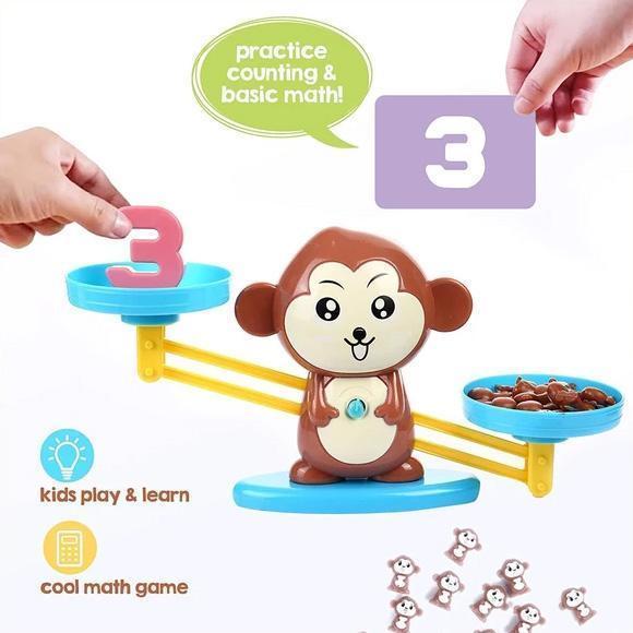 Math Monkey Balance Game - CleverKids Learning Toys