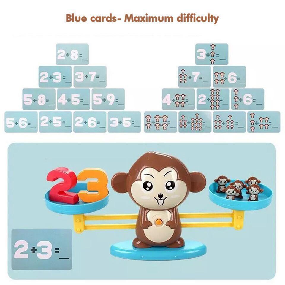 Math Monkey Balance Game - CleverKids Learning Toys