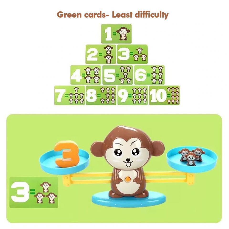 Math Monkey Balance Game - CleverKids Learning Toys