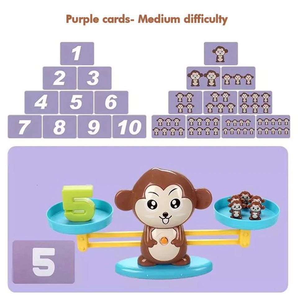 Math Monkey Balance Game - CleverKids Learning Toys