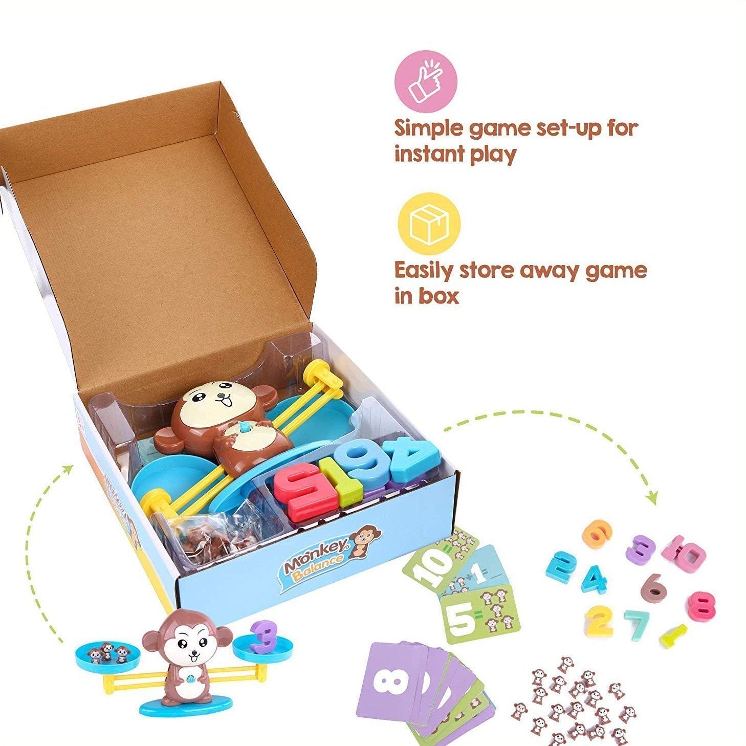 Math Monkey Balance Game - CleverKids Learning Toys