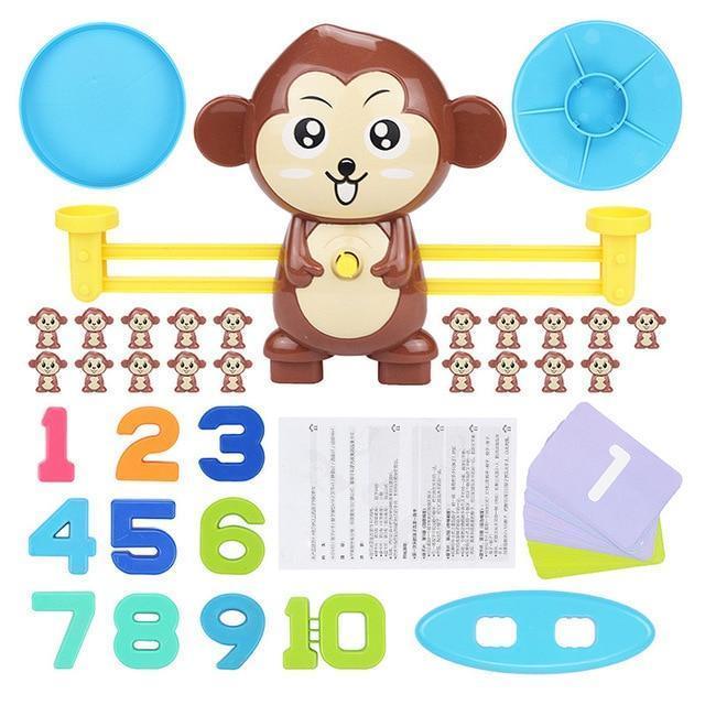 Math Monkey Balance Game - CleverKids Learning Toys