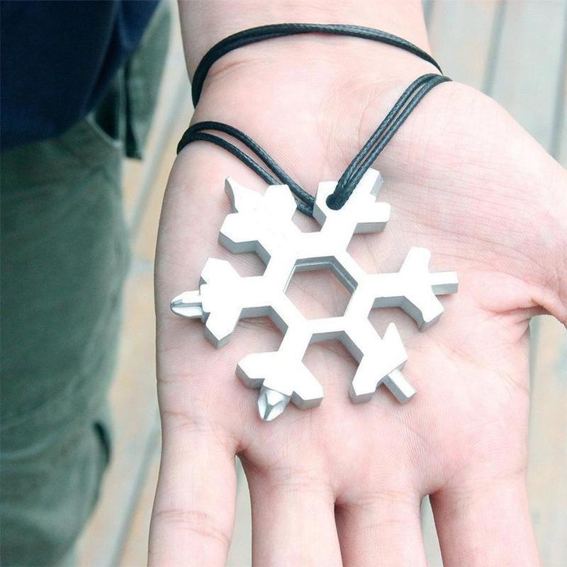Stainless Steel Snowflake Multi-Tool - GearCraft Elite