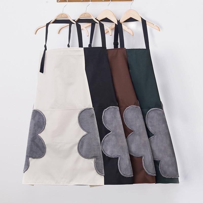 Kitchen Apron with Hand Wipers - Culinary Luxe
