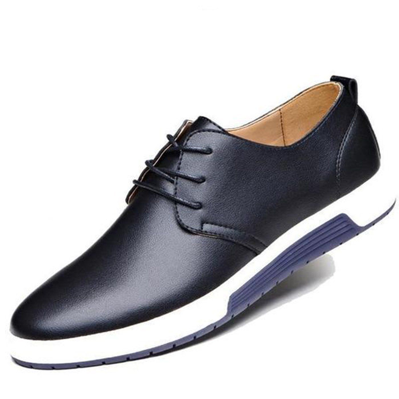 Oxford Leather Casual Shoes - LuxeStride