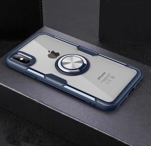 Magnetic Carbon Fiber iPhone Case - LuxeGuard